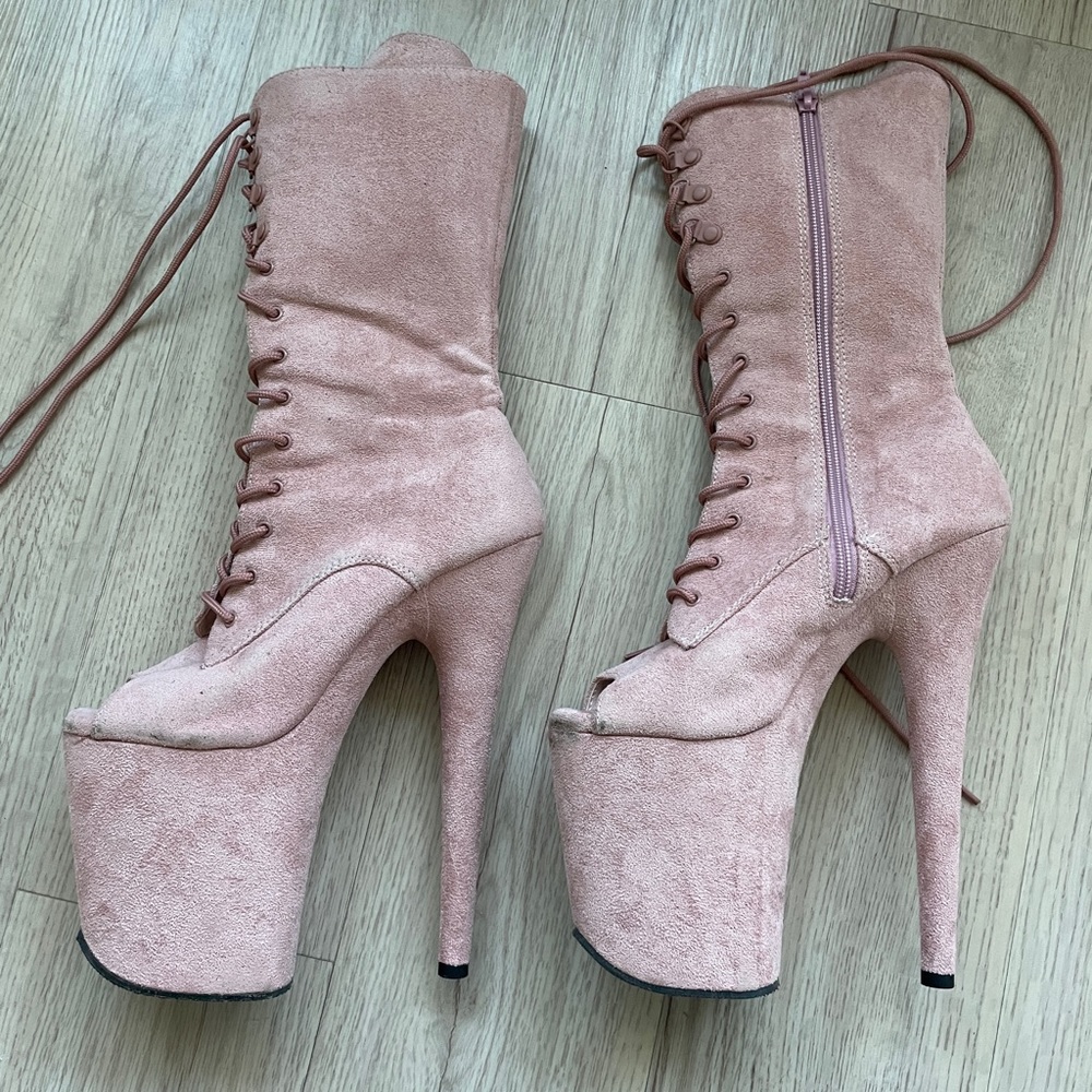 Pleaser Boots 8inch Boots Open Toe